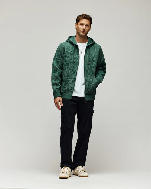 PSYCHO BUNNY SUDADERAS HOMBRE VERDE