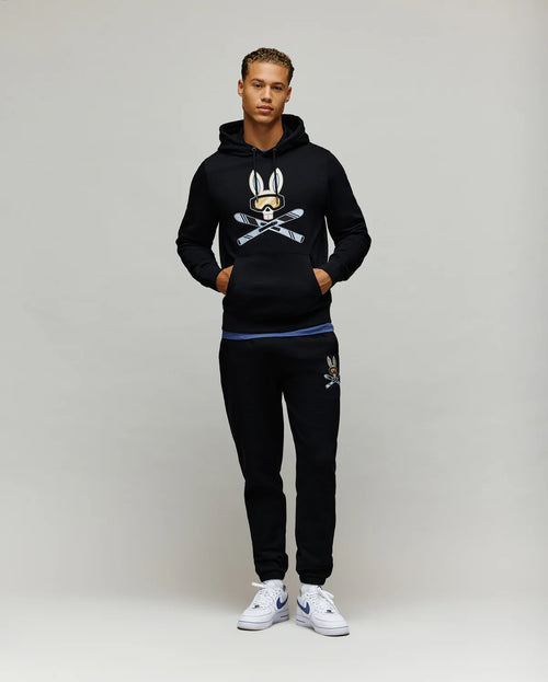 PSYCHO BUNNY SUDADERAS HOMBRE NEGRO
