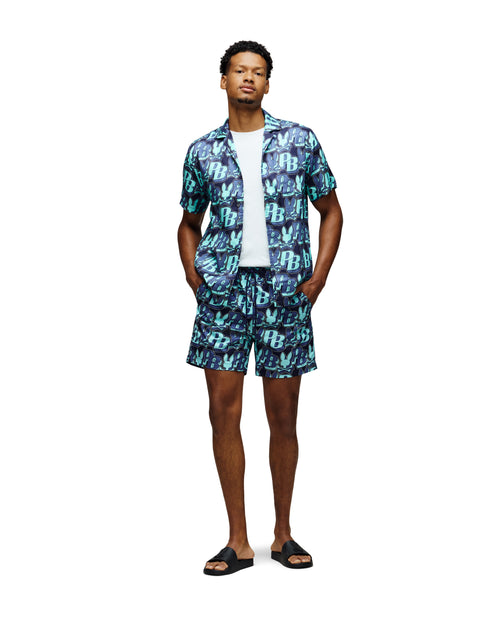 PSYCHO BUNNY TRAJES DE BAÑO HOMBRE AZUL