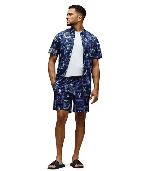 PSYCHO BUNNY TRAJES DE BAÑO HOMBRE AZUL