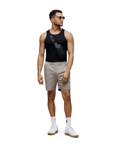 PSYCHO BUNNY BERMUDA OXFORD DOBLE TONO KODA PARA CABALLERO HOMBRE BEIGE MB0700018213