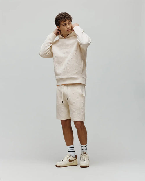 PSYCHO BUNNY BERMUDA DEPORTIVO JACQUARD DUSTIN PARA CABALLERO HOMBRE BEIGE MB0900052250