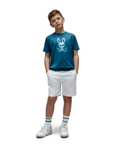 PSYCHO BUNNY BERMUDA TENCEL STRETCH WILLIS PARA NIÑO NIÑO BLANCO B0R584F200100