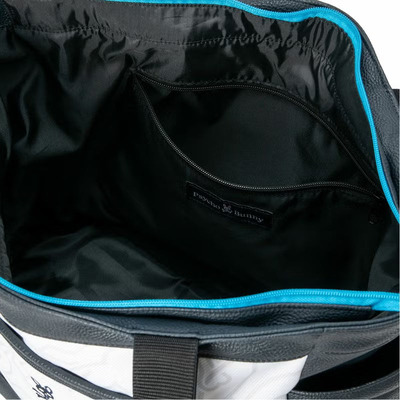 BOLSO PSYCHO BUNNY PARA HOMBRE COLOR BLANCO PBMG6AB5WHT