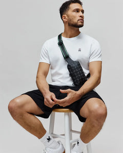 BOLSO PSYCHO BUNNY PARA HOMBRE COLOR NEGRO MO2400080001