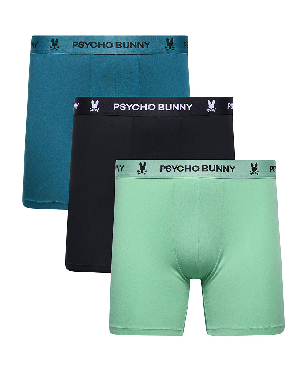PSYCHO BUNNY BOXER DE CABALLERO (PACK DE 3) HOMBRE VERDE MO1400008324