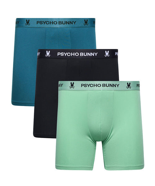 PSYCHO BUNNY BOXER DE CABALLERO (PACK DE 3) HOMBRE VERDE MO1400008324