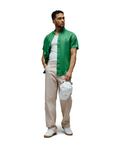 CAMISA M/C PSYCHO BUNNY PARA HOMBRE COLOR VERDE B6Q679C200321