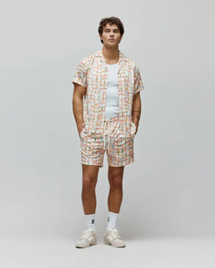 CAMISA M/C PSYCHO BUNNY PARA HOMBRE COLOR BLANCO MT0300079250