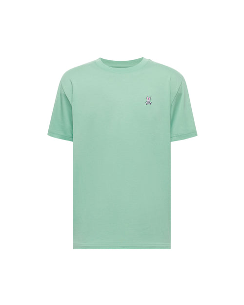 PSYCHO BUNNY CAMISETA CLÁSICA CUELLO REDONDO PARA CABALLERO HOMBRE VERDE B6U014F200324