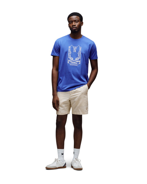 T-SHIRT PSYCHO BUNNY PARA HOMBRE COLOR AZUL MT0200403426