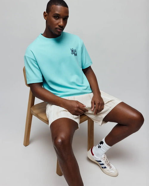 T-SHIRT PSYCHO BUNNY PARA HOMBRE COLOR AZUL MT0200233409