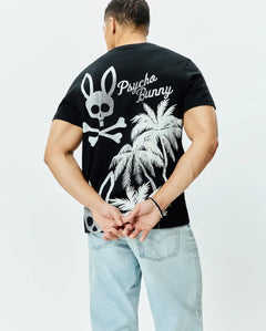 T-SHIRT PSYCHO BUNNY PARA HOMBRE COLOR NEGRO MT0200276001