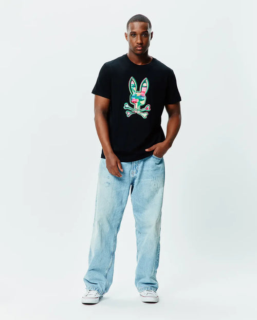 T-SHIRT PSYCHO BUNNY PARA HOMBRE COLOR NEGRO MT0200307002