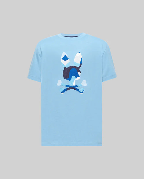 T-SHIRT PSYCHO BUNNY PARA HOMBRE COLOR AZUL MT0200250407