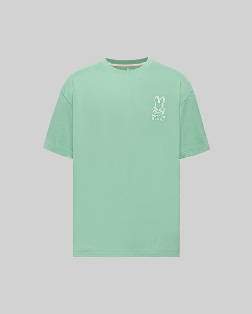 T-SHIRT PSYCHO BUNNY PARA HOMBRE COLOR VERDE MT0200323324