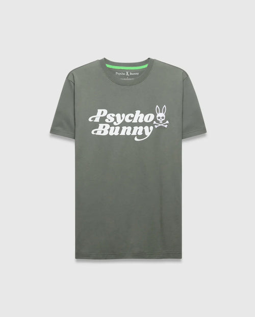 T-SHIRT PSYCHO BUNNY PARA HOMBRE COLOR VERDE MT0200313322