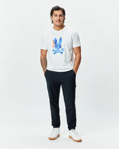 T-SHIRT PSYCHO BUNNY PARA HOMBRE COLOR BLANCO MT0200279100