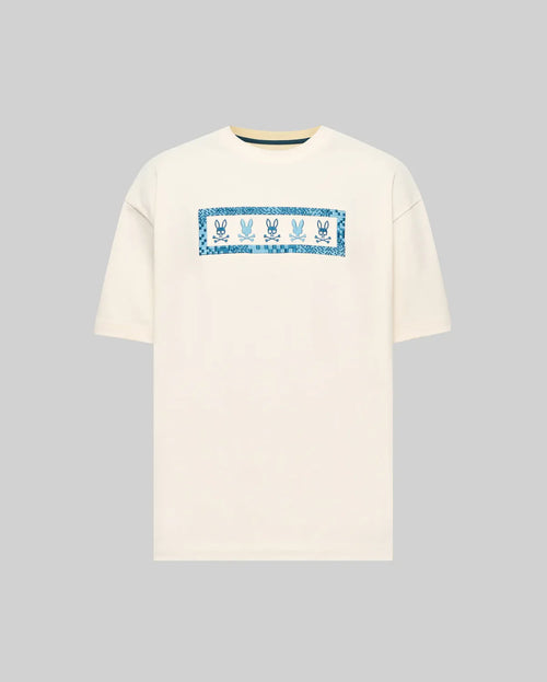 PSYCHO BUNNY CAMISETA HOLGADA OLIVIER PARA CABALLERO HOMBRE BEIGE MT0200204250