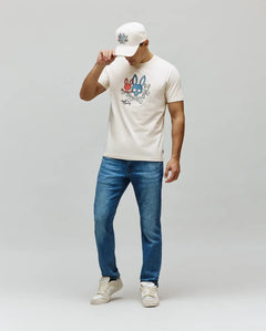 PSYCHO BUNNY CAMISETA OSCAR PARA CABALLERO HOMBRE BEIGE MT0200213250