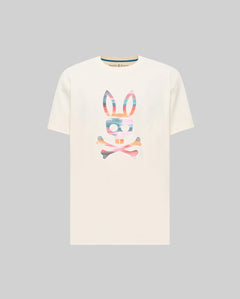 PSYCHO BUNNY CAMISETA ESTAMPADA RAPHAEL PARA CABALLERO HOMBRE BEIGE MT0200225250