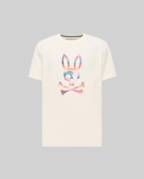 PSYCHO BUNNY CAMISETA ESTAMPADA RAPHAEL PARA CABALLERO HOMBRE BEIGE MT0200225250