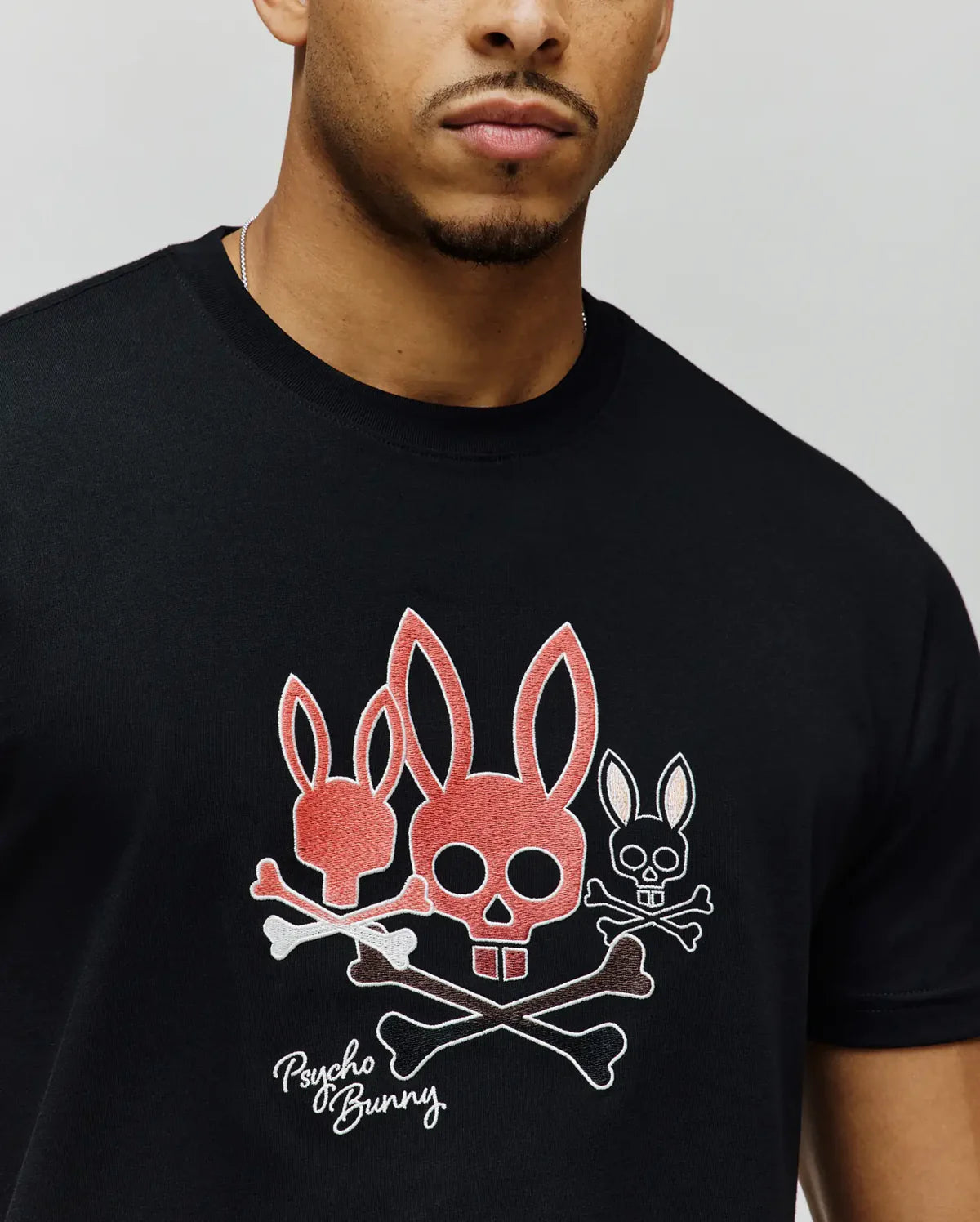 PSYCHO BUNNY CAMISETA OSCAR PARA CABALLERO HOMBRE NEGRO MT0200213001