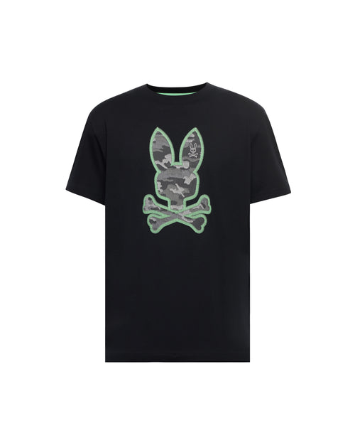 PSYCHO BUNNY CAMISETA ESTAMPADA PAUL PARA CABALLERO HOMBRE NEGRO MT0200239001