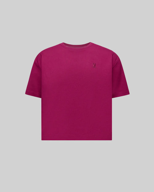 T-SHIRT PSYCHO BUNNY PARA DAMA COLOR ROJO WT0200011673