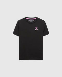 T-SHIRT PSYCHO BUNNY PARA NIÑO COLOR NEGRO KT0200190001