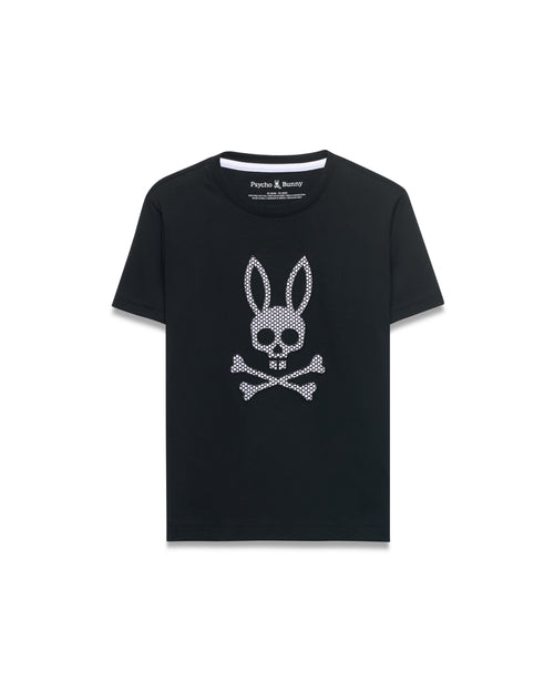 CAMISETA PSYCHO BUNNY PARA NIÑO COLOR NEGRO