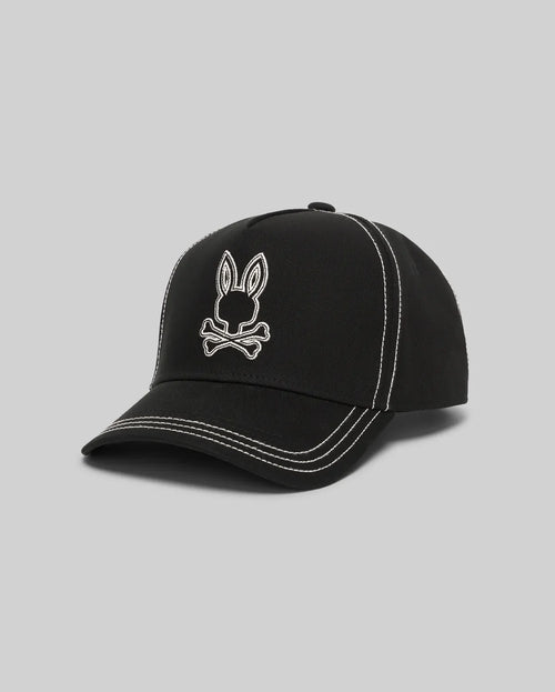 GORRA PSYCHO BUNNY PARA HOMBRE COLOR NEGRO MO1500081001