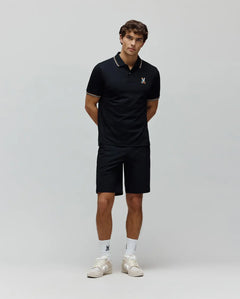 PSYCHO BUNNY POLO ARA PARA CABALLERO HOMBRE NEGRO MT0100118001