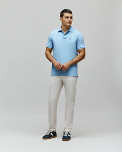 PSYCHO BUNNY POLO CLÁSICO PARA CABALLERO HOMBRE AZUL B6K001F200407