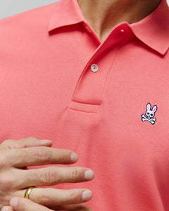 PSYCHO BUNNY POLO CLÁSICO PARA CABALLERO HOMBRE ROJO B6K001F200656