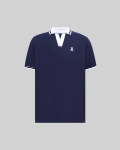 POLO M/C PSYCHO BUNNY PARA HOMBRE COLOR AZUL MT0100135402
