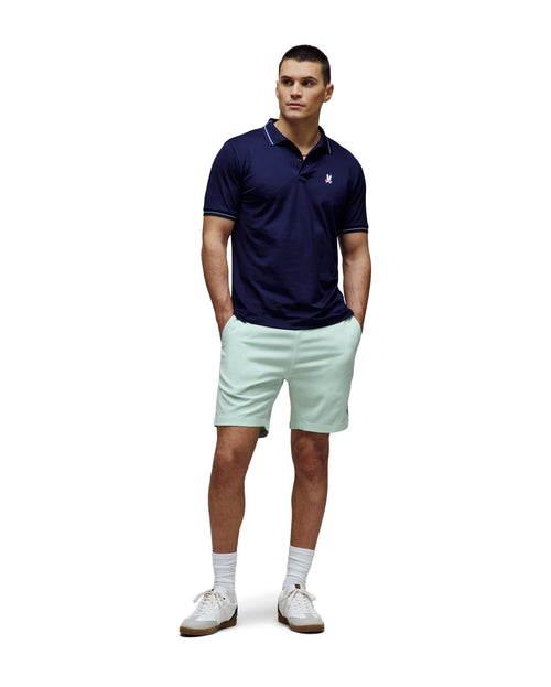 POLO M/C PSYCHO BUNNY PARA HOMBRE COLOR AZUL MT0100183402