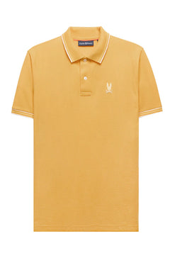 POLO M/C PSYCHO BUNNY PARA HOMBRE COLOR AMARILLO MT0100193807