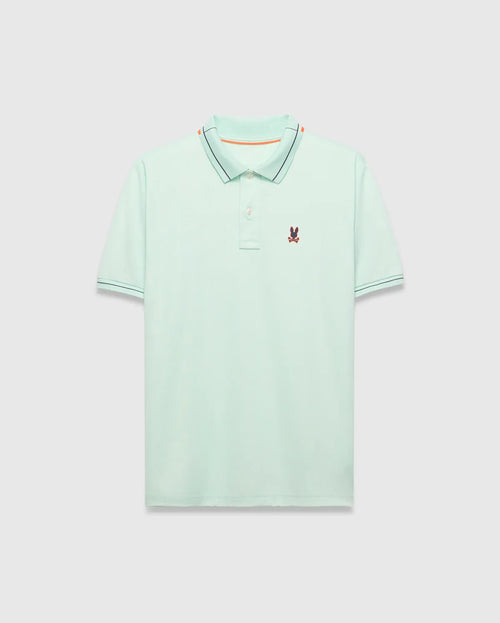 POLO M/C PSYCHO BUNNY PARA HOMBRE COLOR VERDE MT0100184322