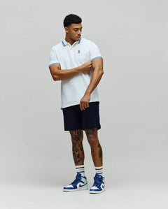 POLO M/C PSYCHO BUNNY PARA HOMBRE COLOR BLANCO MT0100127100