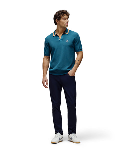 PSYCHO BUNNY POLO CUELLO JOHNNY NOHR PARA CABALLERO HOMBRE AZUL MT0100156406