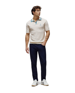 PSYCHO BUNNY POLO CUELLO JOHNNY NOHR PARA CABALLERO HOMBRE BEIGE MT0100156250
