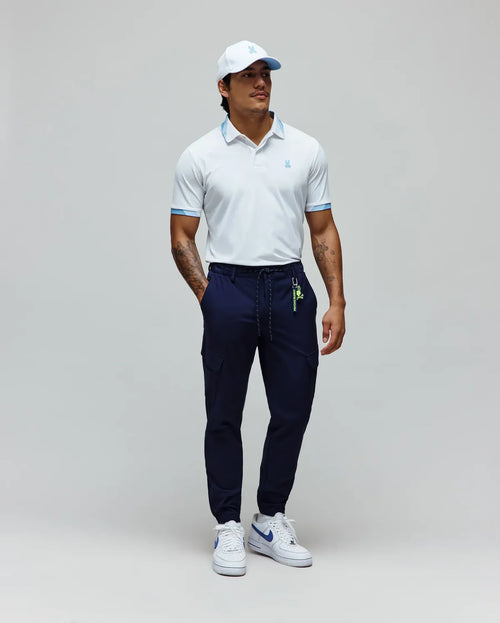 PSYCHO BUNNY POLO DEPORTIVO ONYX PARA CABALLERO HOMBRE BLANCO MT0100117100