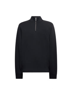 PSYCHO BUNNY SUDADERA CON 1/4 DE CREMALLERA NEV PARA CABALLERO HOMBRE NEGRO c