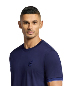 PSYCHO BUNNY CAMISETA HOMBRE CUELLO REDONDO AZUL