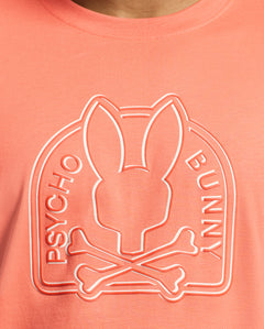 PSYCHO BUNNY CAMISETA HOMBRE CUELLO REDONDO NARANJA
