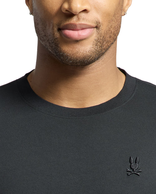 PSYCHO BUNNY CAMISETA HOMBRE CUELLO REDONDO NEGRO