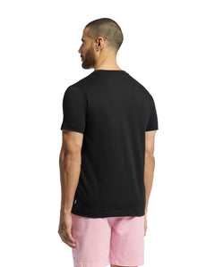 PSYCHO BUNNY CAMISETA HOMBRE CUELLO REDONDO NEGRO