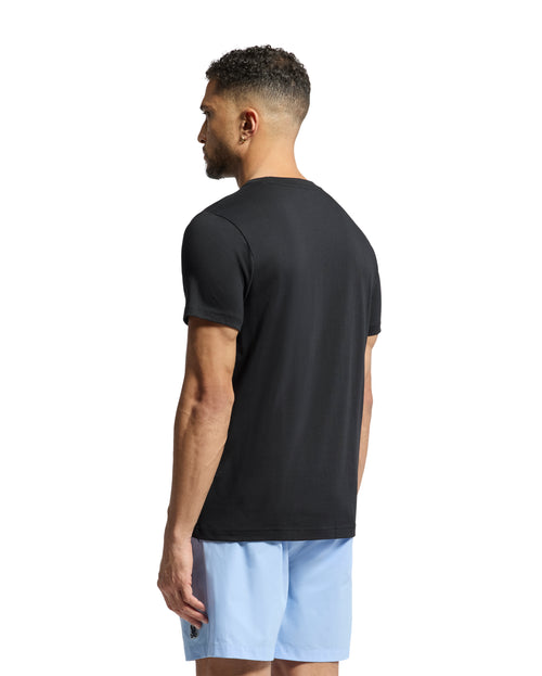 PSYCHO BUNNY CAMISETA HOMBRE CUELLO REDONDO NEGRO