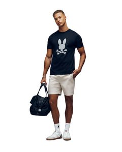 PSYCHO BUNNY CAMISETA HOMBRE CUELLO REDONDO NEGRO